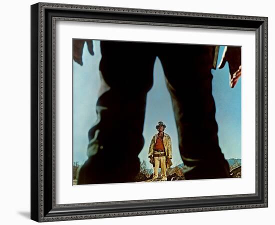 Once Upon A Time In The West, Charles Bronson, Henry Fonda, 1968-null-Framed Photo