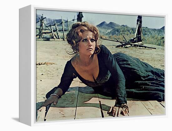 Once Upon A Time In The West, Claudia Cardinale, 1968-null-Framed Stretched Canvas