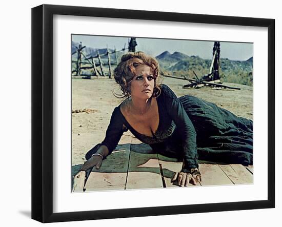 Once Upon A Time In The West, Claudia Cardinale, 1968-null-Framed Photo