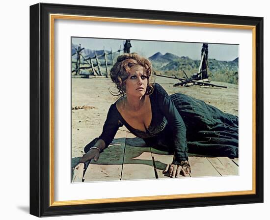 Once Upon A Time In The West, Claudia Cardinale, 1968-null-Framed Photo