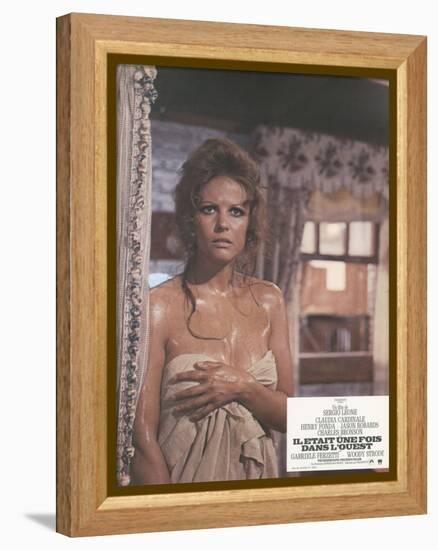 Once Upon a Time in the West, Claudia CArdinale, 1968-null-Framed Stretched Canvas