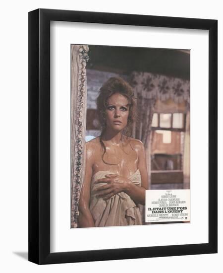 Once Upon a Time in the West, Claudia CArdinale, 1968-null-Framed Premium Giclee Print