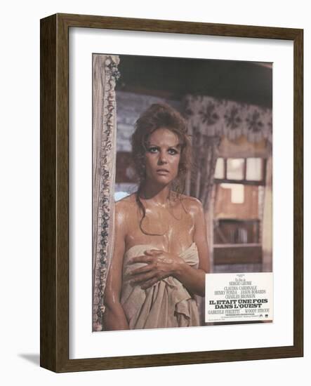 Once Upon a Time in the West, Claudia CArdinale, 1968-null-Framed Art Print