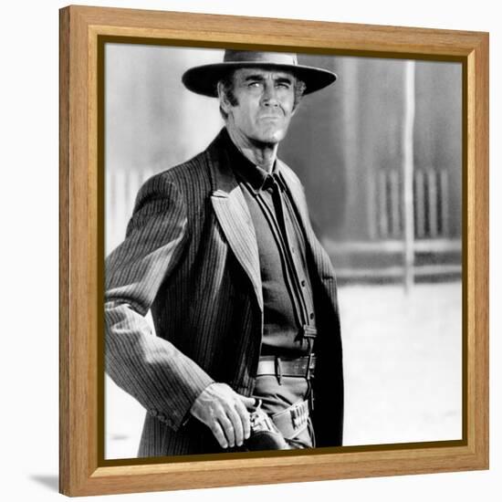 Once Upon a Time in the West, Henry Fonda, 1968-null-Framed Stretched Canvas