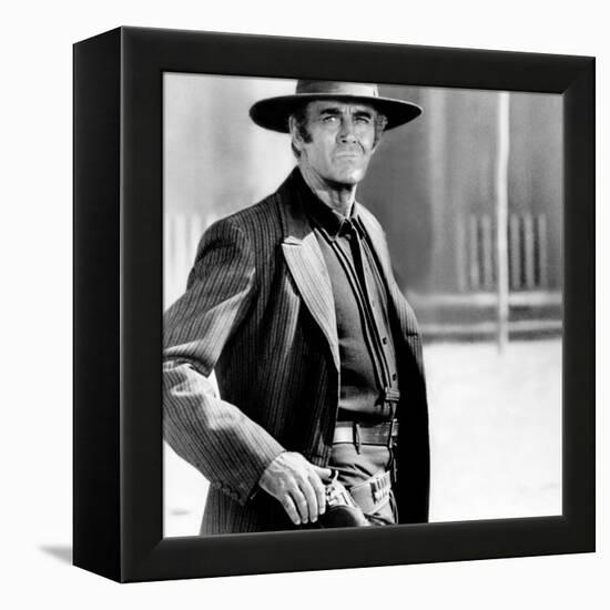 Once Upon a Time in the West, Henry Fonda, 1968-null-Framed Stretched Canvas