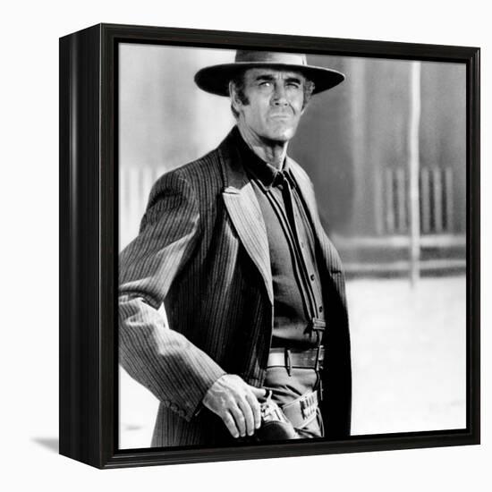 Once Upon a Time in the West, Henry Fonda, 1968-null-Framed Stretched Canvas