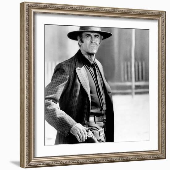 Once Upon a Time in the West, Henry Fonda, 1968-null-Framed Photo