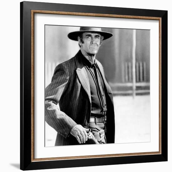 Once Upon a Time in the West, Henry Fonda, 1968-null-Framed Photo