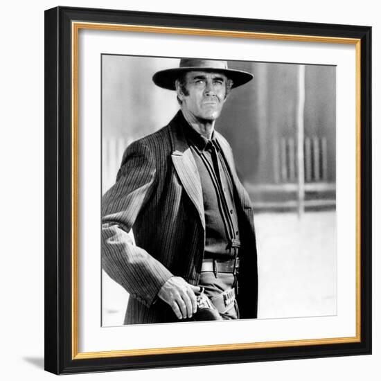 Once Upon a Time in the West, Henry Fonda, 1968-null-Framed Photo