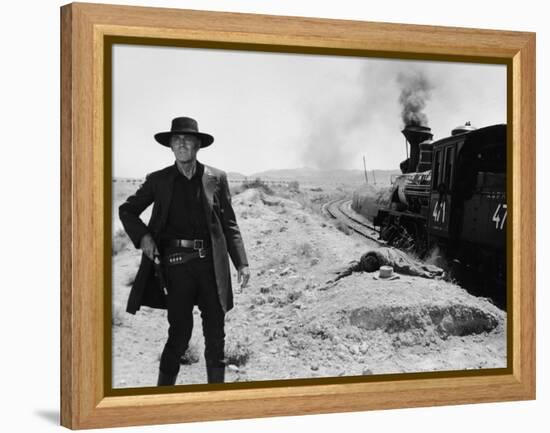 Once Upon a Time in the West, Henry Fonda, 1968-null-Framed Stretched Canvas