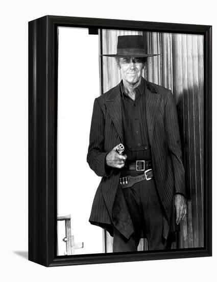 Once Upon a Time in the West, Henry Fonda, 1968-null-Framed Stretched Canvas