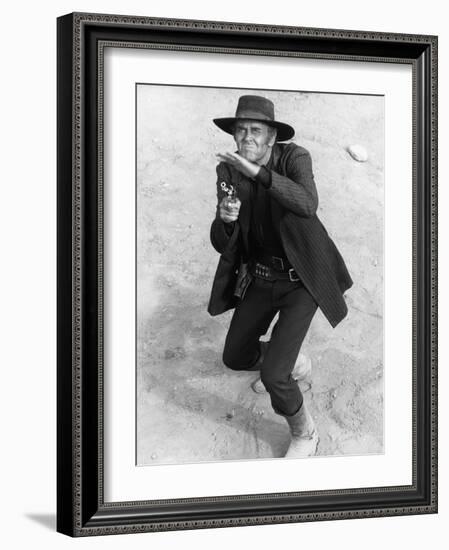 Once Upon a Time in the West, Henry Fonda, 1968-null-Framed Photo