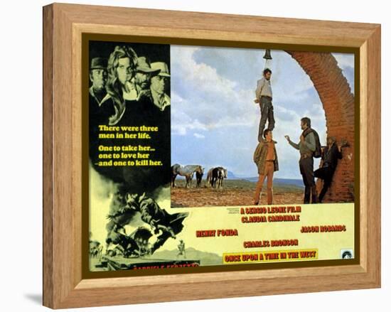 Once Upon a Time in the West, Henry Fonda, 1968-null-Framed Stretched Canvas