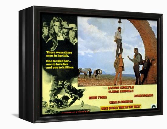 Once Upon a Time in the West, Henry Fonda, 1968-null-Framed Stretched Canvas