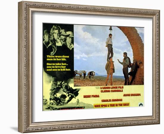 Once Upon a Time in the West, Henry Fonda, 1968-null-Framed Art Print