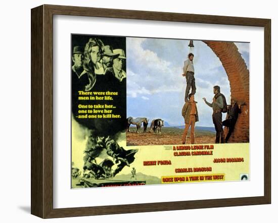 Once Upon a Time in the West, Henry Fonda, 1968-null-Framed Art Print