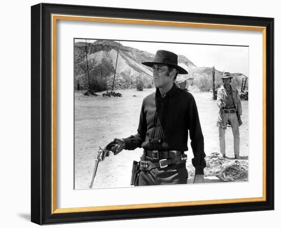 Once Upon a Time in the West, Henry Fonda, Charles Bronson, 1968-null-Framed Premium Photographic Print