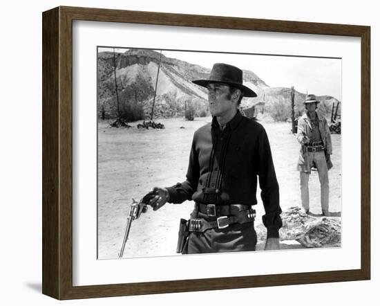 Once Upon a Time in the West, Henry Fonda, Charles Bronson, 1968-null-Framed Photo