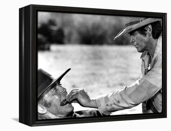 Once Upon a Time in the West, Henry Fonda, Charles Bronson, 1968-null-Framed Stretched Canvas