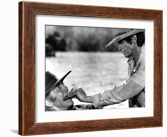 Once Upon a Time in the West, Henry Fonda, Charles Bronson, 1968-null-Framed Photo