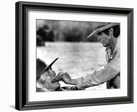 Once Upon a Time in the West, Henry Fonda, Charles Bronson, 1968-null-Framed Photo