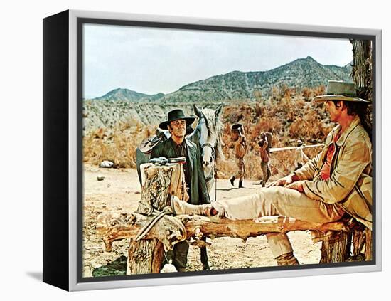 Once Upon A Time In The West, Henry Fonda, Charles Bronson, 1969-null-Framed Stretched Canvas