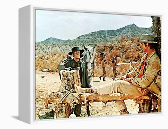 Once Upon A Time In The West, Henry Fonda, Charles Bronson, 1969-null-Framed Stretched Canvas