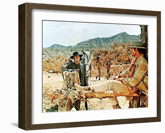 Once Upon A Time In The West, Henry Fonda, Charles Bronson, 1969-null-Framed Photo