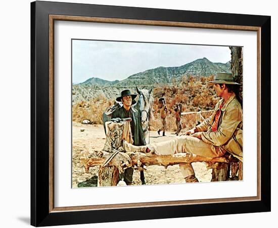Once Upon A Time In The West, Henry Fonda, Charles Bronson, 1969-null-Framed Photo