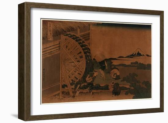 Onden No Suisha-Katsushika Hokusai-Framed Giclee Print