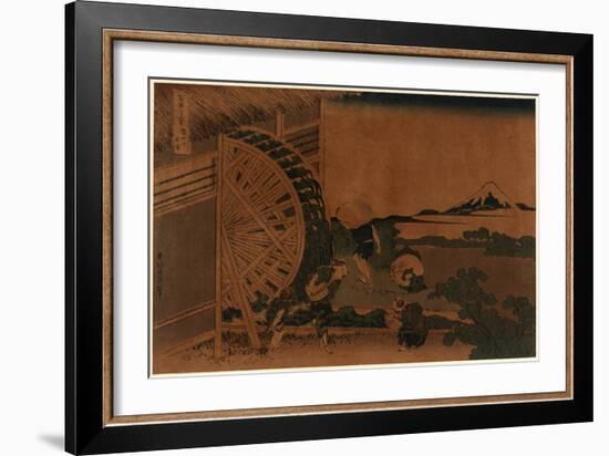 Onden No Suisha-Katsushika Hokusai-Framed Giclee Print