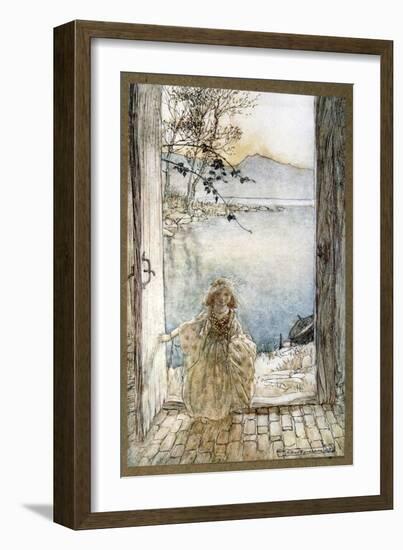 Ondine, 1910 (Illustration)-Arthur Rackham-Framed Giclee Print