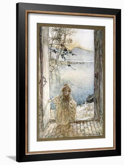 Ondine, 1910 (Illustration)-Arthur Rackham-Framed Giclee Print