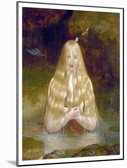 Ondine-Jacques Laurent Agasse-Mounted Art Print