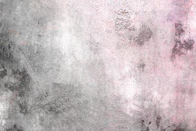 Grey Pink Gradient - Vintage Background Texture' Art Print - one