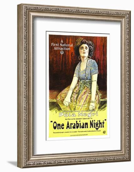 One Arabian Night, (Aka Sumurun), Pola Negri, 1920-null-Framed Photo