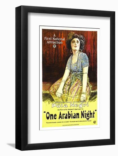One Arabian Night, (Aka Sumurun), Pola Negri, 1920-null-Framed Photo
