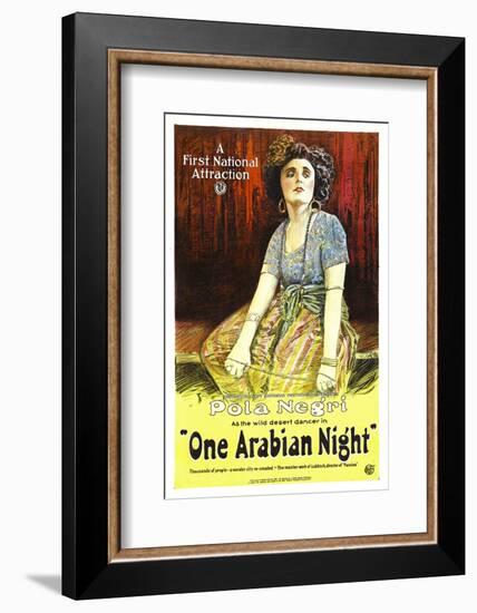 One Arabian Night, (Aka Sumurun), Pola Negri, 1920-null-Framed Photo