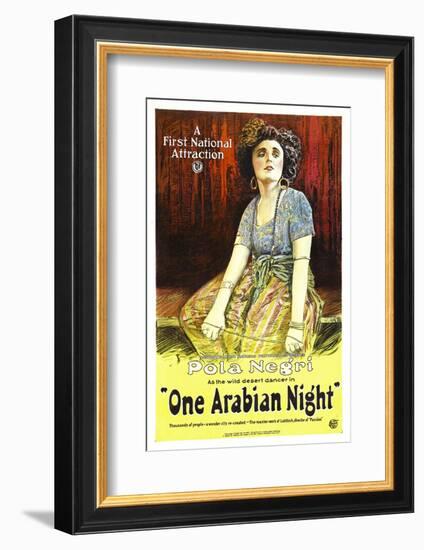 One Arabian Night, (Aka Sumurun), Pola Negri, 1920-null-Framed Photo