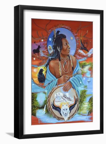 One Beat in Time-Sue Clyne-Framed Giclee Print
