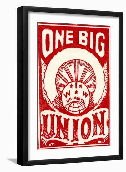 "One Big Union", 1915-null-Framed Giclee Print