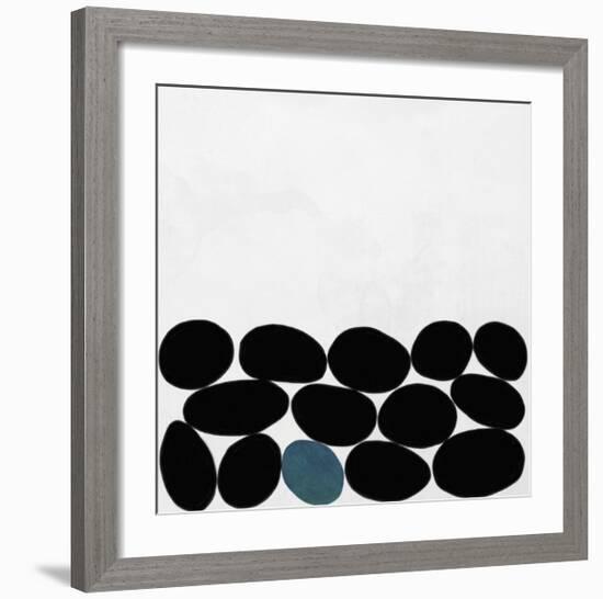 One Blue Stone-Yuko Lau-Framed Giclee Print