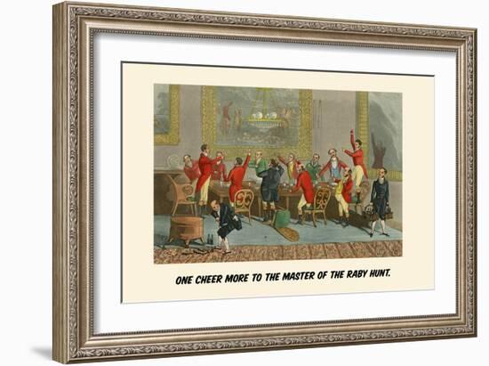 One Cheer More to the Master of the Raby Hunt-Henry Thomas Alken-Framed Art Print