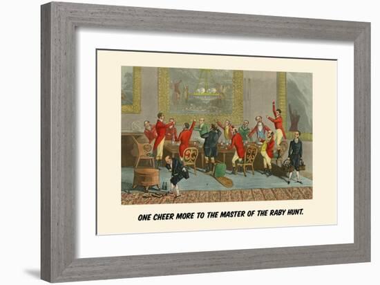 One Cheer More to the Master of the Raby Hunt-Henry Thomas Alken-Framed Art Print