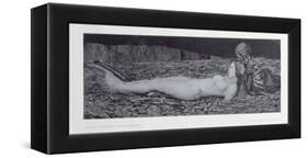 One Corpse, from the Cycle 'Death and the Maiden'-August Bromse-Framed Premier Image Canvas