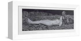 One Corpse, from the Cycle 'Death and the Maiden'-August Bromse-Framed Premier Image Canvas