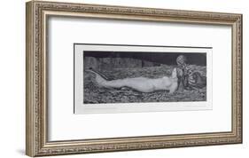 One Corpse, from the Cycle 'Death and the Maiden'-August Bromse-Framed Giclee Print
