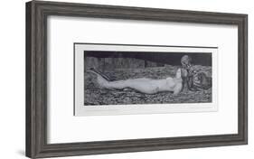 One Corpse, from the Cycle 'Death and the Maiden'-August Bromse-Framed Giclee Print