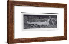 One Corpse, from the Cycle 'Death and the Maiden'-August Bromse-Framed Giclee Print