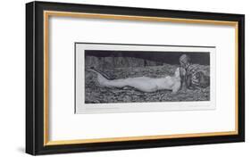 One Corpse, from the Cycle 'Death and the Maiden'-August Bromse-Framed Giclee Print